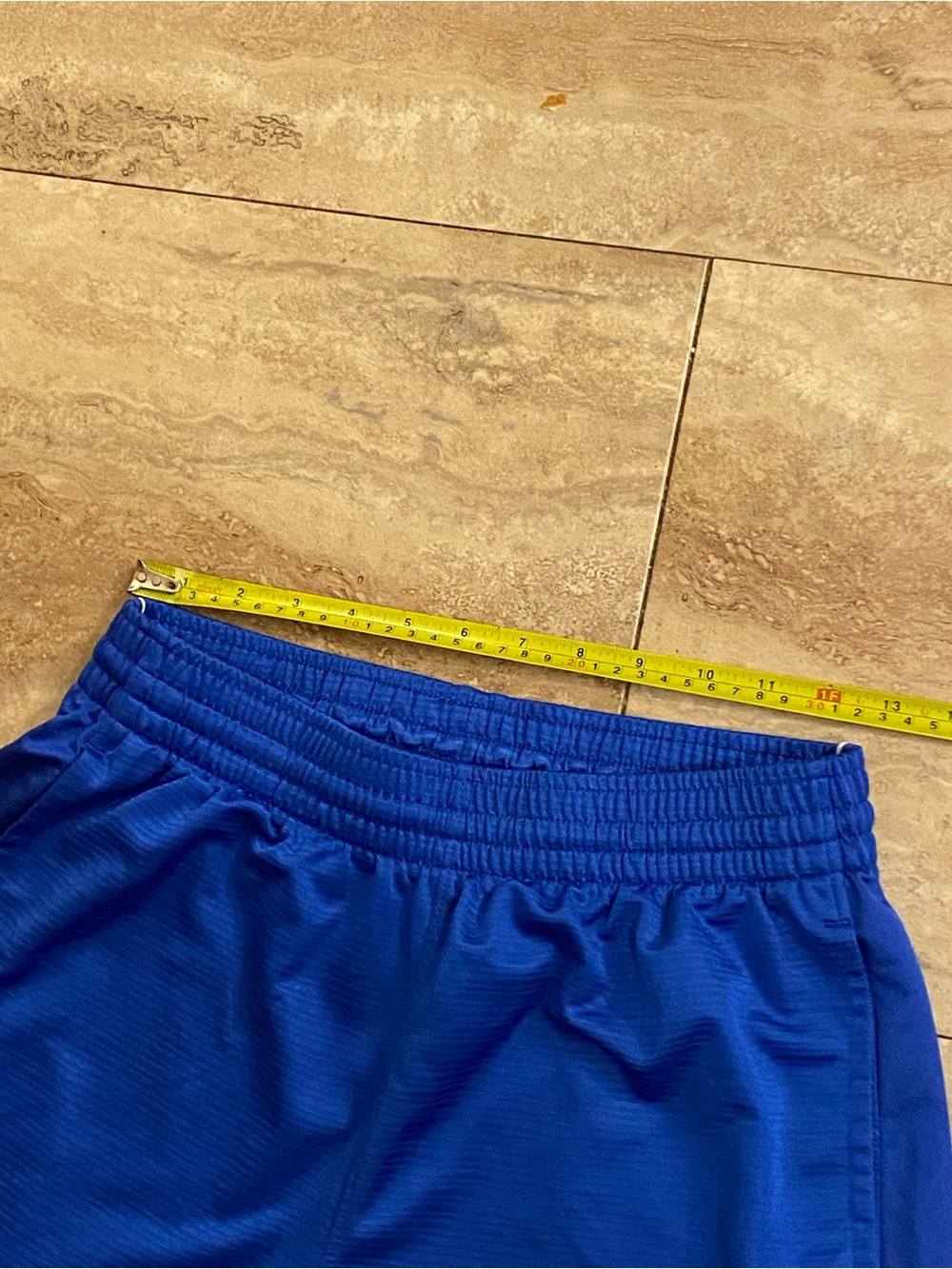 Nike Men's Royal Blue Long Dri-FIT Athletic Shorts Shiny Y2K - Picture 4 of 10